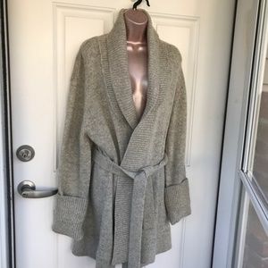 DKNY wrap sweater